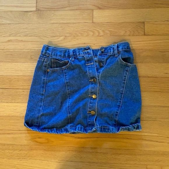 Dresses & Skirts - Denim Button Up Skirt